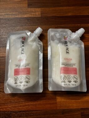 2 Biolage Color Last Deep Treatment Hair Mask Pack 3.4 fl oz / 100 mL